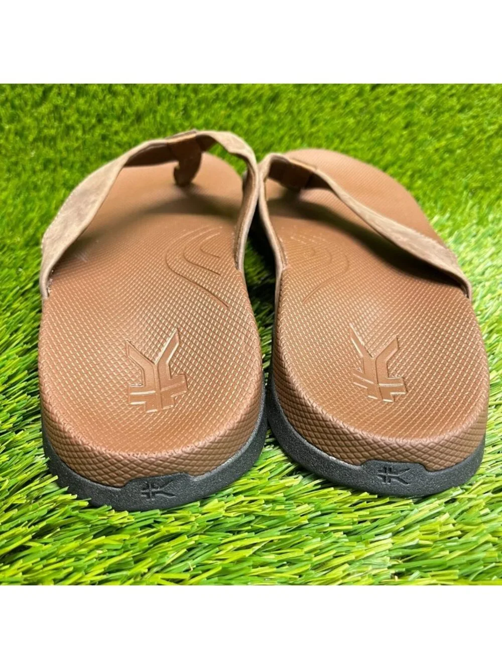 Kuru Kala 2 Mens Size 10 Brown Beach Walking Outdoor Flip Flop Thong Sandals
